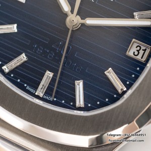 PPF A324SC Nautilus 5711 40th Annyversery 40mm Blue Dial SS Bracelet - Image 4