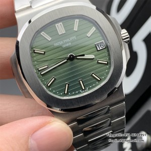PPF A324SC Nautilus 5711 40mm Green Dial SS Bracelet - Image 3
