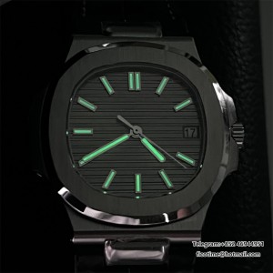 3KF A324SC Nautilus 5711 40mm Grey Dial Black Leather Strap - Image 9