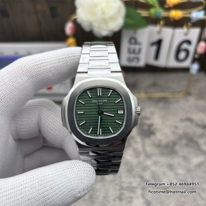 3KF A324SC Nautilus 5711 40mm Green Dial SS Bracelet - Image 1