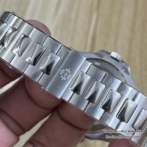 3KF A324SC Nautilus 5713 40mm Diamond Bezel Blue Dial SS Bracelet - Image 5