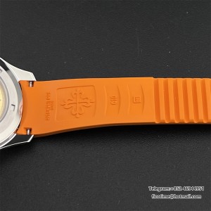 3KF A330SC Aquanaut 5167 40mm Black Dial Orange Rubber Strap - Image 4