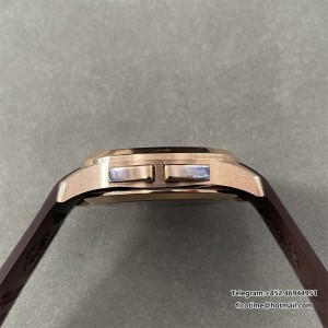 ZF A324SC Aquanaut 5164 40mm RG Brown Dial Brown Rubber Strap - Image 8