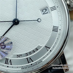 MKSF MY9015 Classique5177-12 38mm White Dial Black Leather Strap - Image 6
