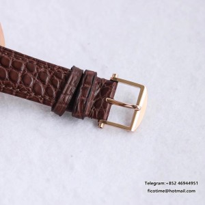 MKSF MY9015 Classique5177-12 38mm RG White Dial Brown Leather Strap - Image 7
