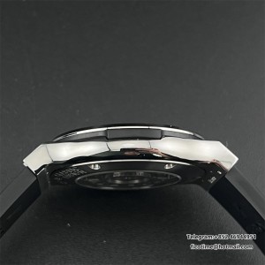 JJ+F A1110 Classic Fusion 42mm Grey Dial Black Rubber Strap - Image 7