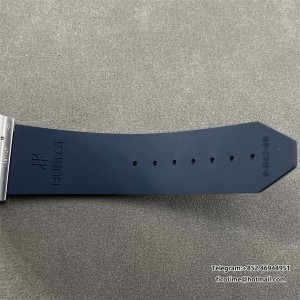 JJ+F A1110 Classic Fusion 42mm Blue Dial Blue Rubber Strap - Image 4