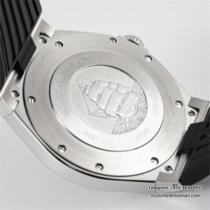 PPF A1226SC Overseas 42mm 47040 White Dial Black Rubber Strap - Image 8