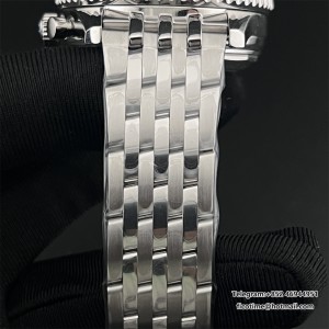 BLSF A7750 Breitling Chrono 43mm NAVITIMER B01 Champagne/Black Dial SS Bracelet - Image 5