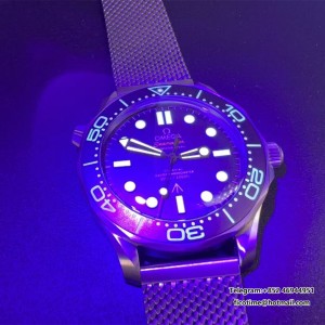 VSF A8806 Seamaster Diver 300M "No Time To Die" 42mm NTTD Black Dial titanium Bracelet V7 - Image 9