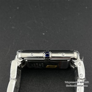 AF Swiss Quartz Tank Must 33.7x25.5mm SS/SS White Dial - Image 8