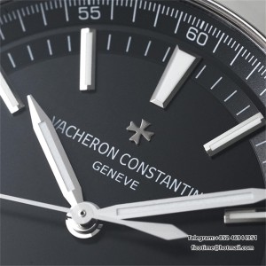 8F A5100 Overseas 4500V 41mm Black Dial Black Rubber Strap - Image 8