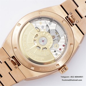 8F A5100 Overseas 4500V 41mm RG White Dial RG Bracelet - Image 5