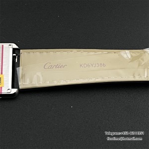 AF Quartz Cartier Tank Solo 24.4mm O SS/LE White Dial Small - Image 8
