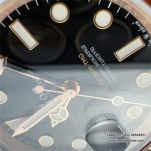 ARF VR3285 GMT Master II 126715 Rootbeer Oyster RG/RG Black Dial - Image 5