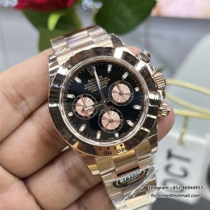 BTF  Daytona 116505 RG Black Subdial 904L SA4130 - Image 3