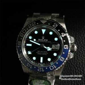 ARF V3 VR3285 GMT Master II 126710 Batman 40mm Oyster Bracelet Black Dial - Image 9