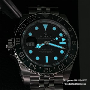 VSF DD3285 GMT Master II 126720 Sprite Jubilee Bracelet 40mm Black Dial - Image 9