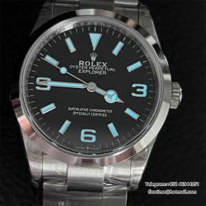 VSF VS3230 Explorer I 124270 36mm SS Bracelet Black Dial - Image 9