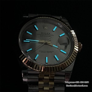 VSF VS3235 Datejust 126333 41mm Jubilee Bracelet SS/YG Silver Dial DD3235 - Image 9