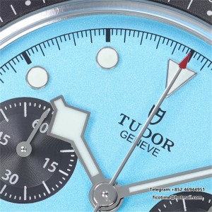 Black Bay Chrono SS ZF 1:1 Tiffany Blue Dial on SS Bracelet A7750 - Image 6