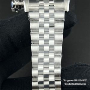 ZF DD7750 Tudor Black Bay Chrono 316L 41mm SS Bracelet Black Dial - Image 5