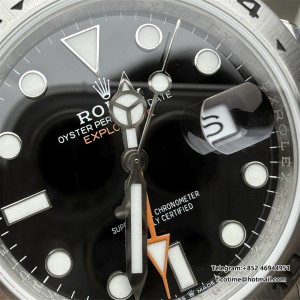 Explorer II 42mm 226570 904L SS QF 1:1 Best Edition Black Dial on Bracelet SH3285 - Image 7