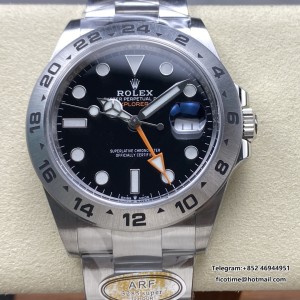 Explorer II 42mm 226570 904L SS ARF 1:1 Best Edition Black Dial on Bracelet SH3285 CHS - Image 1