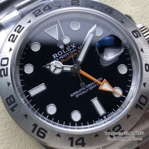 Explorer II 42mm 226570 904L SS ARF 1:1 Best Edition Black Dial on Bracelet SH3285 CHS - Image 2