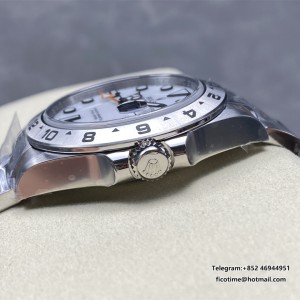 Explorer II 42mm 226570 904L SS ARF 1:1 Best Edition White Dial on Bracelet SH3285 CHS - Image 4