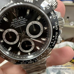 Daytona 116500 VSF 1:1 Best Edition 904L Steel Black Dial on SS Bracelet DD4130 - Image 6
