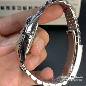 DateJust 36MM 126234 VSF Wimbledon Gray Dial Green Marker Jubilee Bracelet VS3235 V2 - Image 6