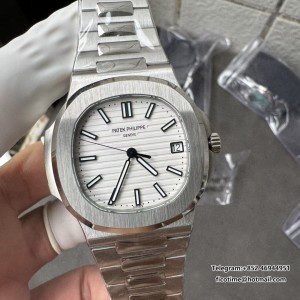 Nautilus 5711 DDF White Dial on SS Bracelet DD324 Super Clone - Image 5
