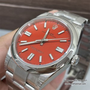 Oyster Perpetual 124300 41mm VSF 1:1 Best Edition 904L Steel Red Dial DD3230 - Image 3