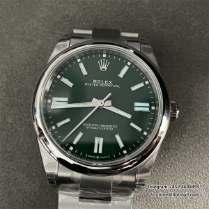 Oyster Perpetual 124300 41mm VSF 1:1 Best Edition 904L Steel Green Dial DD3230 - Image 9