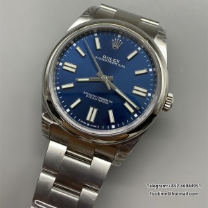 Oyster Perpetual 124300 41mm VSF 1:1 Best Edition 904L Steel Blue Dial DD3230 - Image 4