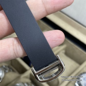 Santos de Cartier 40mm PVD BVF 1:1 Best Edition Black Dial on Black Leather Strap A9015 - Image 7