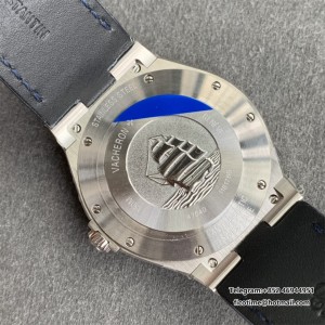 Overseas 47040 42mm SS Leather Blue Dial MKSF MY9019 - Image 7