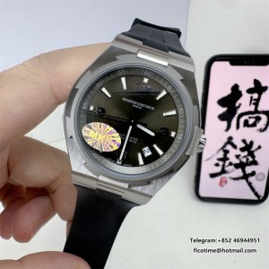 Overseas 47040 42mm SS Leather Grey Dial MKSF MY9019 - Image 4