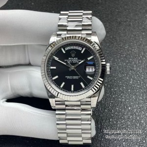 DayDate 40 228239 VSF 1:1 Best Edition Black Dial on President Bracelet VS3255 V2(Gain Weight) - Image 8