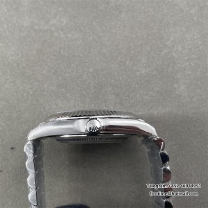 DayDate 40 228239 VSF 1:1 Best Edition Grey Dial on President Bracelet VS3255 V2(Gain Weight) - Image 3