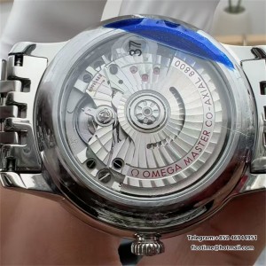 De Ville Date SS VSF 1:1 Best Edition Blue Dial on SS Bracelet A8800 - Image 4