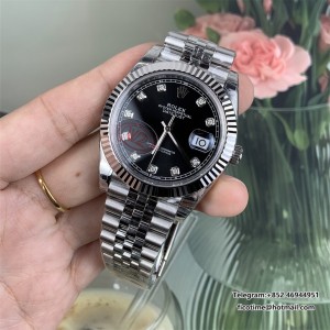 DateJust 41 126334 904L SS VSF 1:1 Best Edition Black Dial Diamond Marker On Jubilee Bracelet DD3235 - Image 7