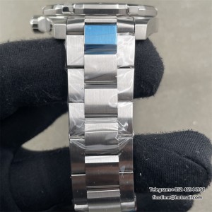 Aquaracer 41mm OF 1:1 Best Edition Black Dial Yellow Hand on SS Bracelet SW200 - Image 4