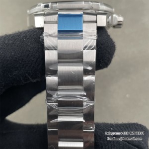 Aquaracer 41mm OF 1:1 Best Edition Black Dial Yellow Hand on SS Bracelet SW200 - Image 5