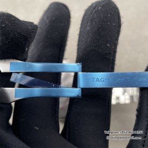 Aquaracer 41mm OF 1:1 Best Edition Blue Dial Red Hand on SS Bracelet SW200 - Image 6