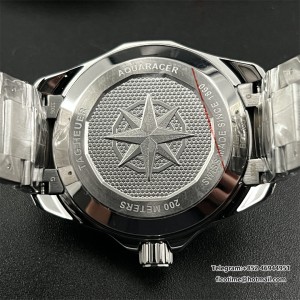 Aquaracer Calibre 5 40mm OF 1:1 Best Edition Gradient Blue Dial on SS Bracelet SW200 - Image 7