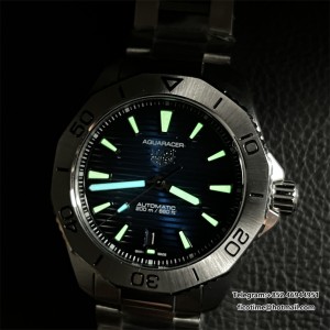 Aquaracer Calibre 5 40mm OF 1:1 Best Edition Gradient Blue Dial on SS Bracelet SW200 - Image 8