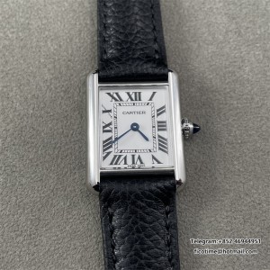 F1F Tank Must 29.5*22 White Dial Black Leather Strap Swiss Quartz - Image 8