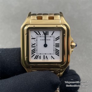 BVF Swiss Quartz PANTHERE 31mm YG White Dial YG Bracelet - Image 1